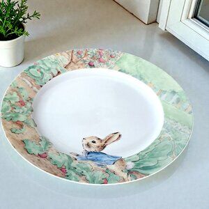 ZRIKE WORLD OF BEATRIX POTTER PETER RABBIT EASTER BUNNY DINNER SHOW PLATE DISH